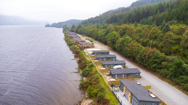 Highland lodges with a hot tub