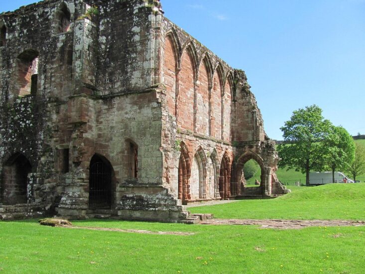 Furness Abbey near Coniston View Lodge Park