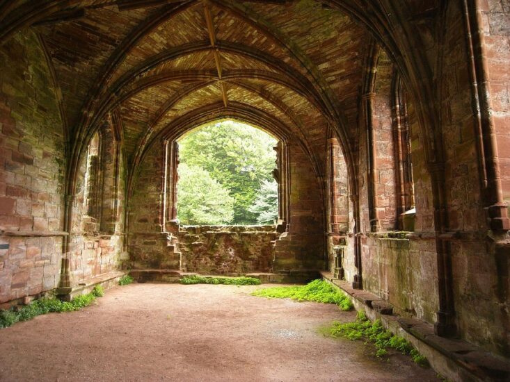 Furness Abbey near Coniston View Lodge Park