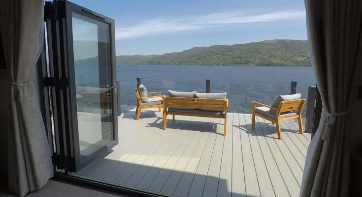 Highland lodges with a hot tub